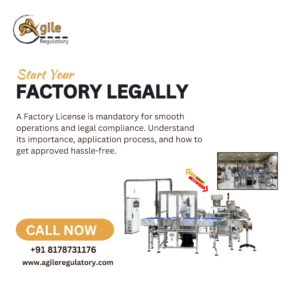 factory license regulation in India