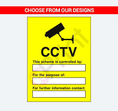 cctv warning signs