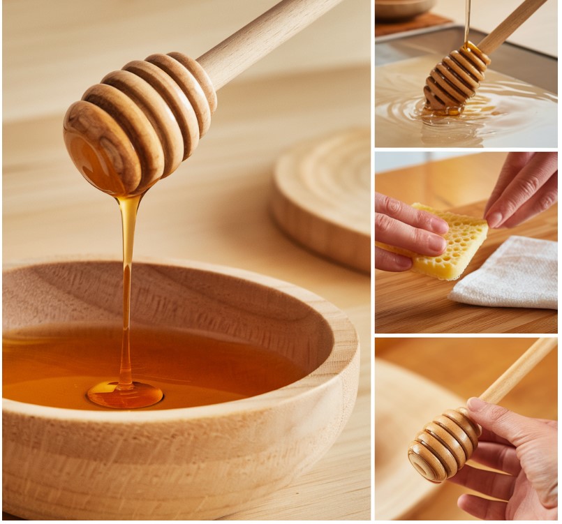 How to Clean and Maintain Your Wooden Honey Dipper