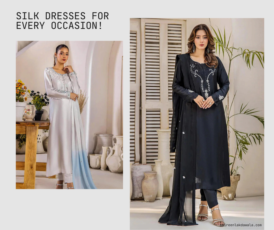 silk dress