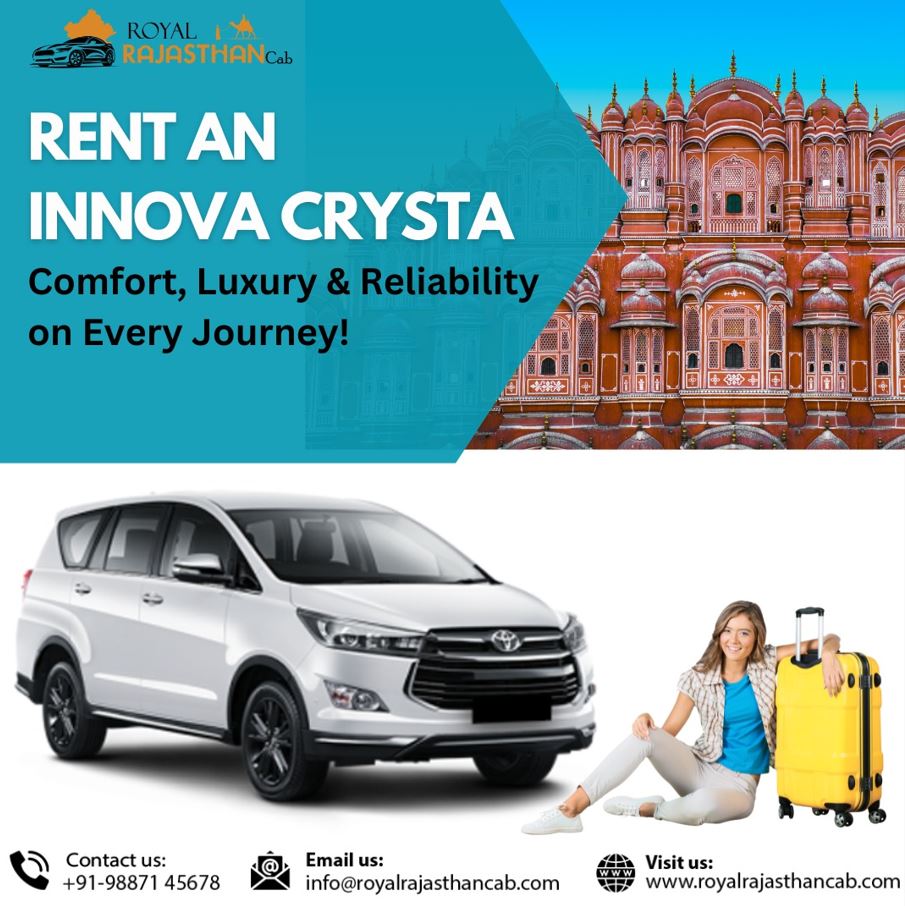 Innova Crysta Rental Jaipur