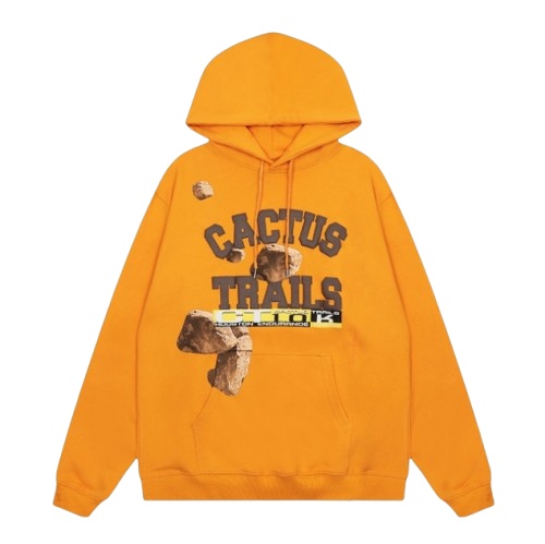 Cactus Trails Orange Hoodie for Everyday Wear and Fan Style