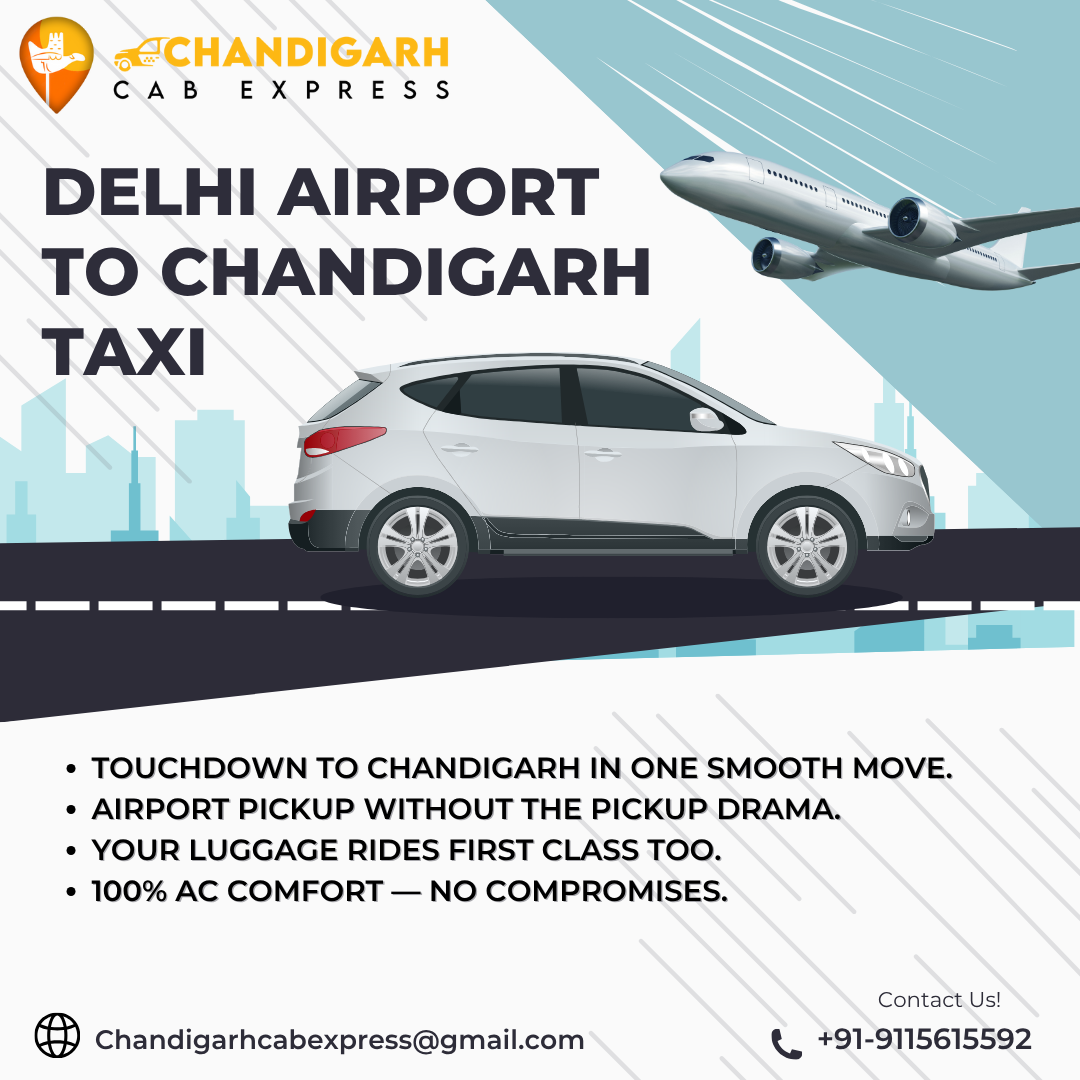 delhi airport to chandigarh taxi