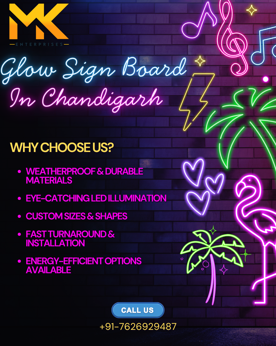 glow boards in chandigarh
