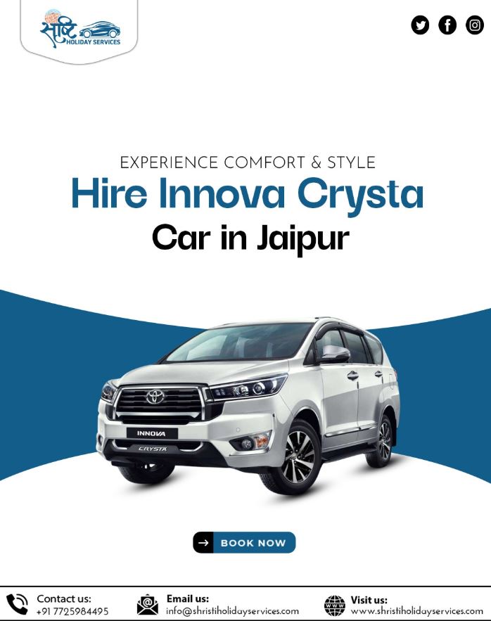 Innova Crysta Hire Jaipur