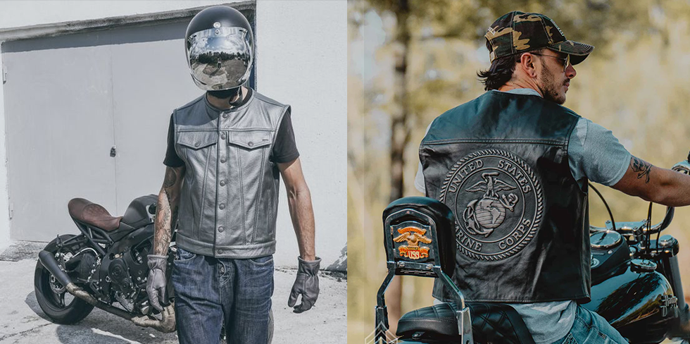 What to Wear with a Motorcycle Vest for a Layered Biker Style - Biker Jacket