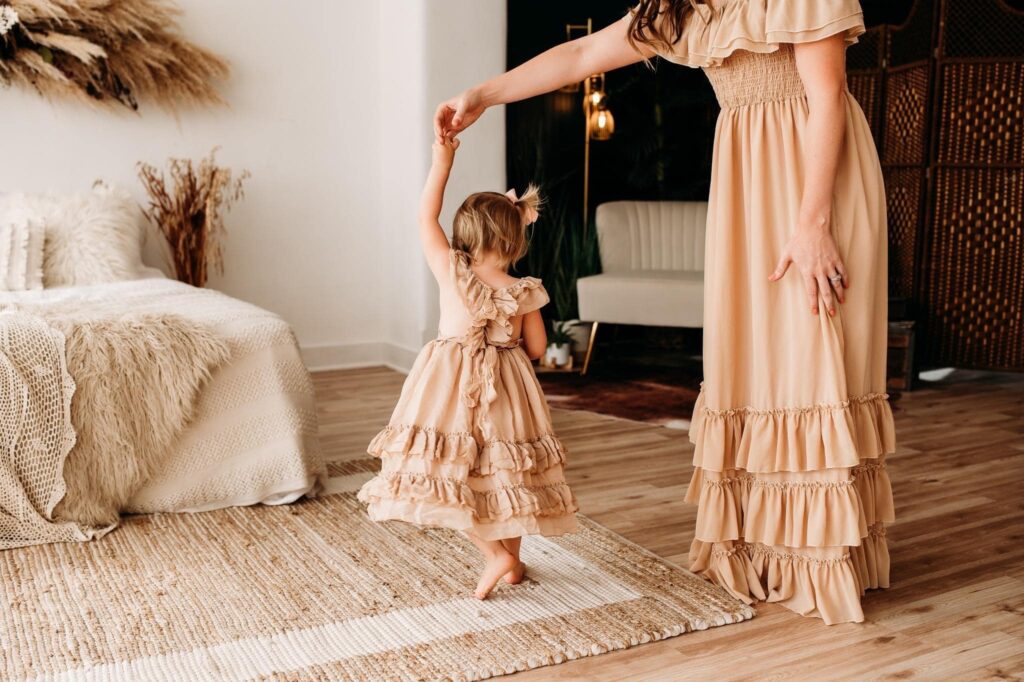 mom and daughter clothing