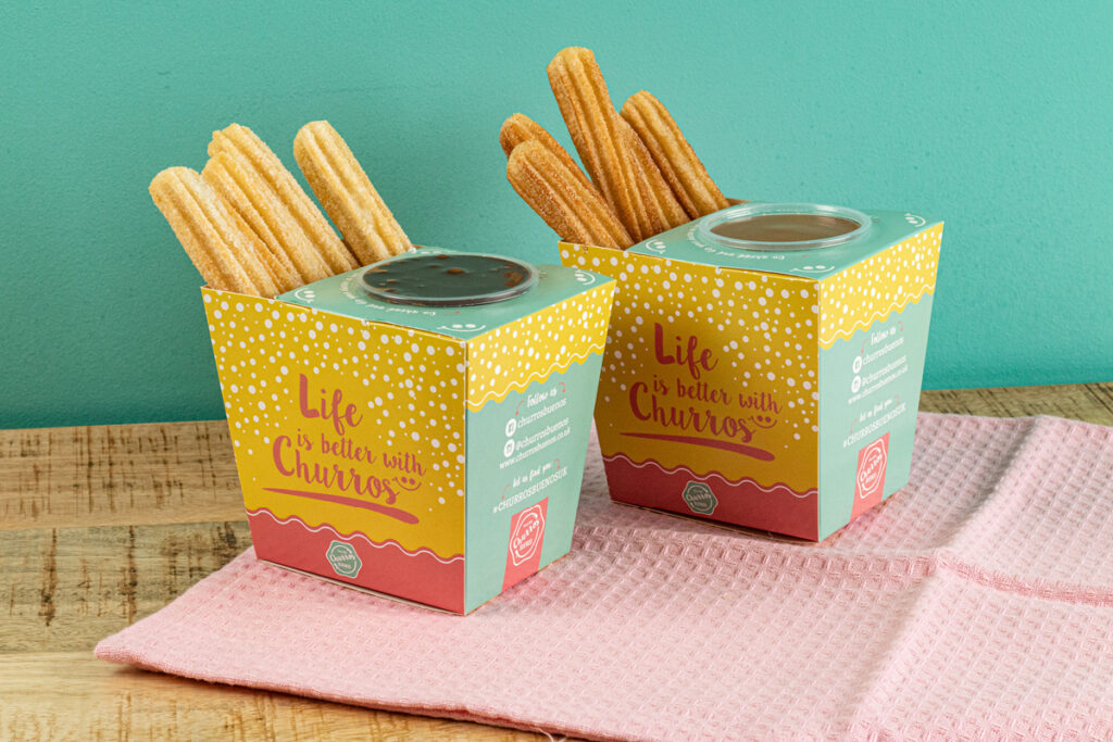 Personalized Churros Packaging Boxes