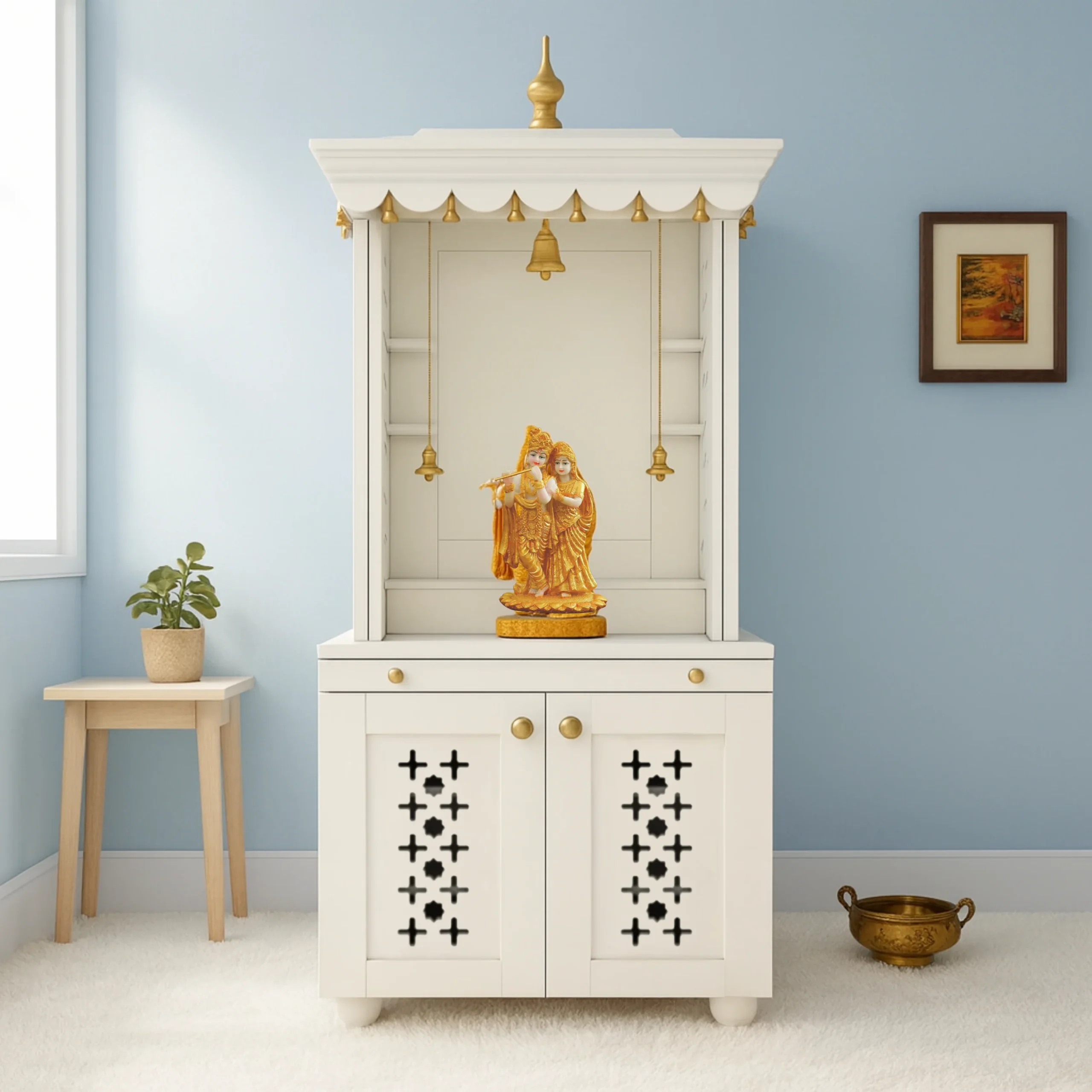 Mandir for Home by DZYN Furnitures