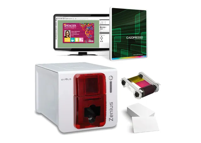 badgy card printer, badgy 100 id card printer, evolis badgy 200 card printe