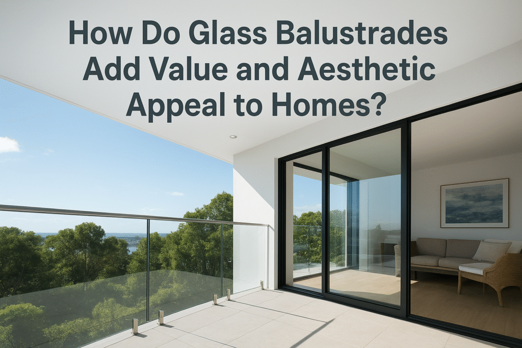 How Do Glass Balustrades Add Value and Aesthetic Appeal to Homes
