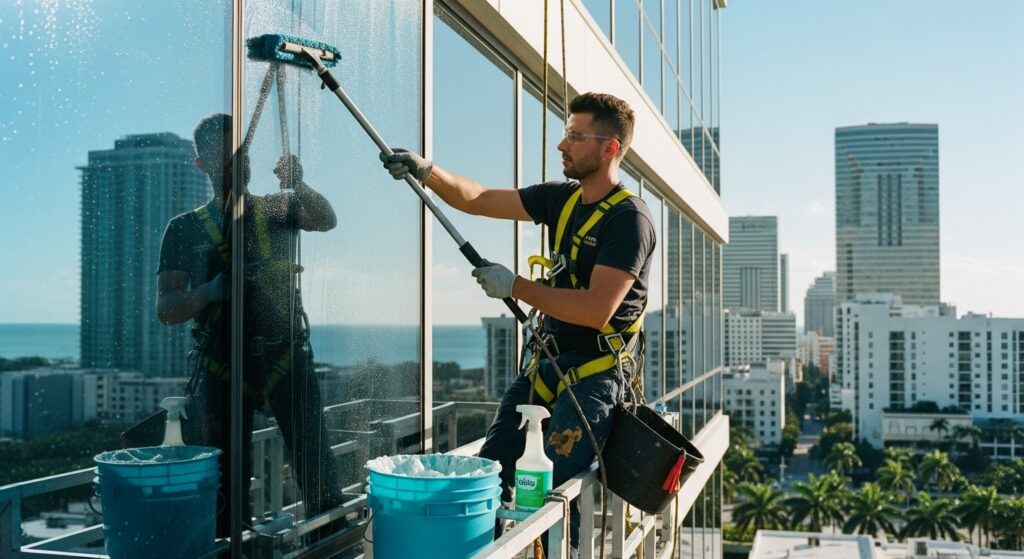 professional commercial window cleaning