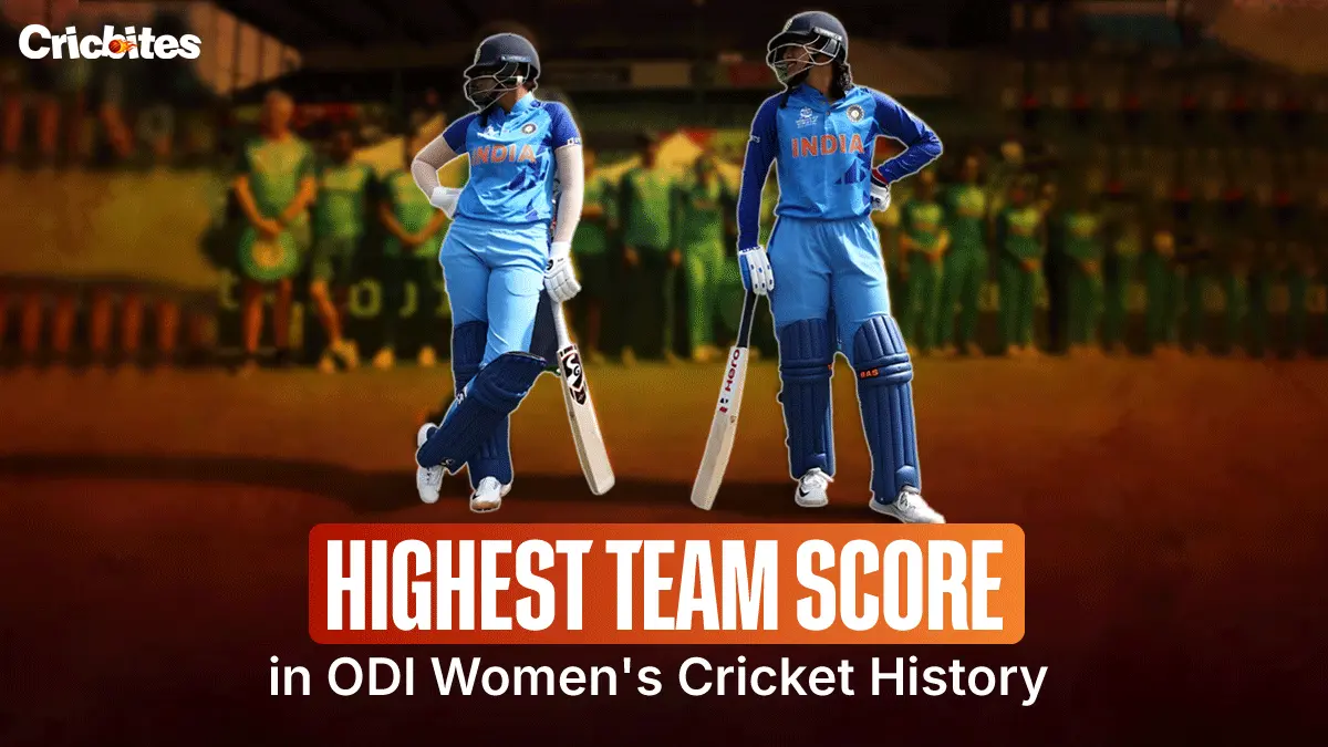 Highest team score in women's ODI cricket