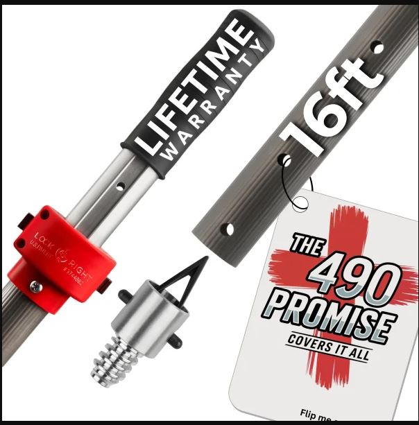 telescoping pool cleaning pole