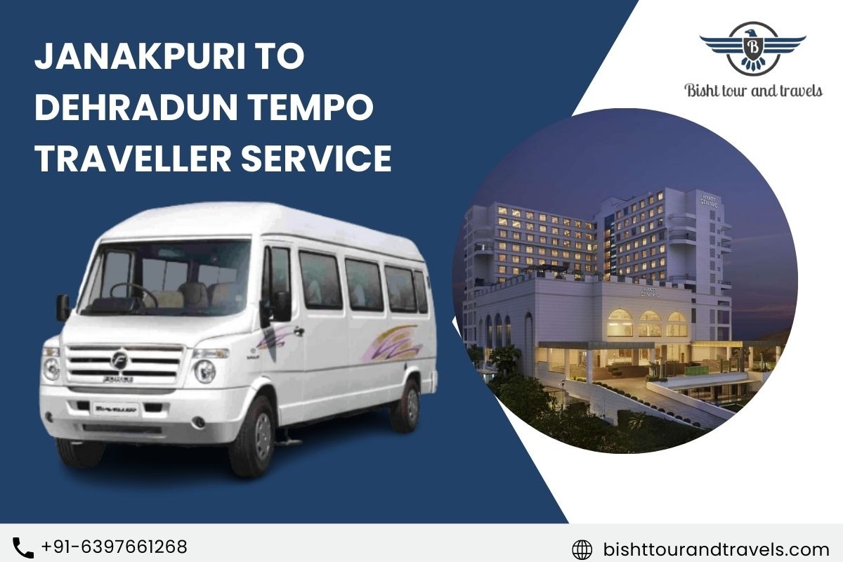 Janakpuri to Dehradun Tempo Traveller