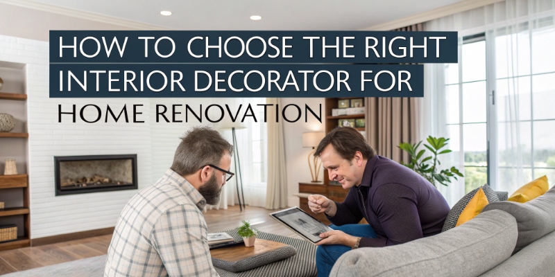 How to Choose Right Interior Decorator for Home Renovation