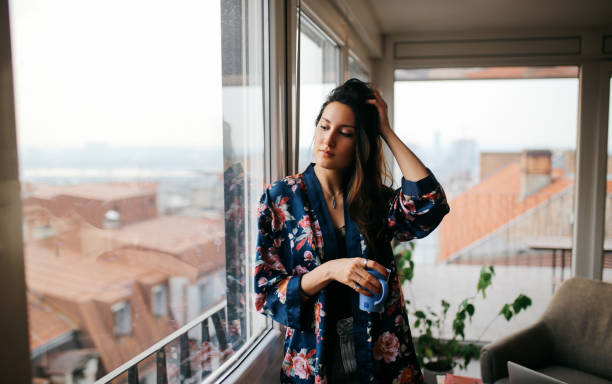 kimono robe dressing gown