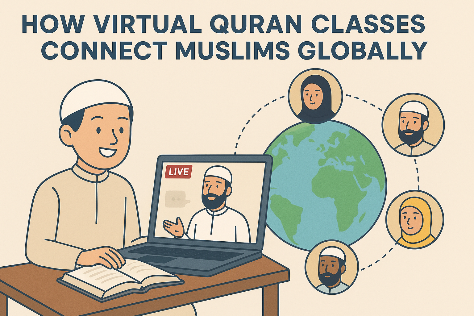 How Virtual Online Quran Classes Connect Muslims Globally