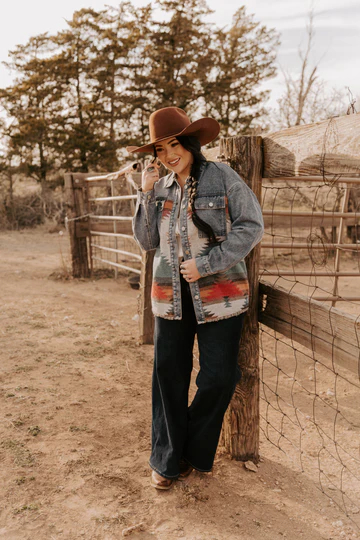 Denim Shirt Jacket for Women​