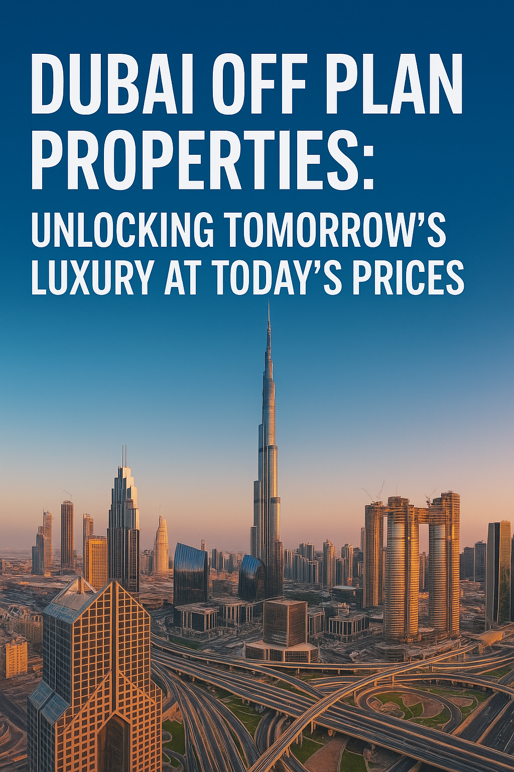 Dubai Off Plan Properties Unlocking Tomorrow’s Luxury at Today’s Prices