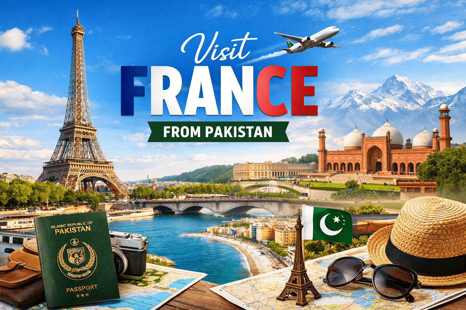 Visit France from Pakistan