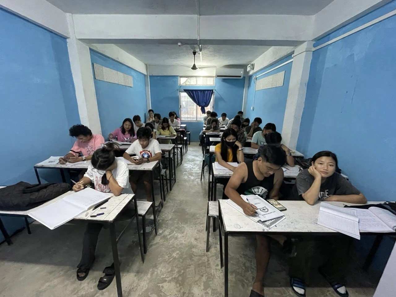 Students preparing for UPSC civil services examination with structured guidance and study materials in Northeast India