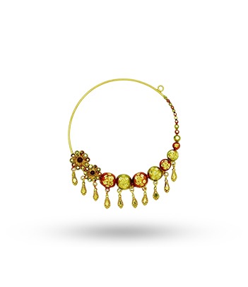 pure gold garhwali gold nath design