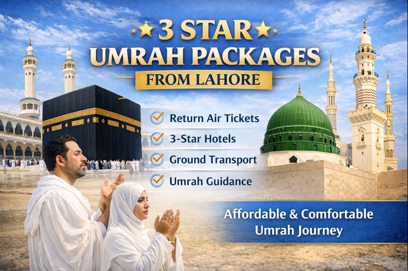 3 star Umrah package from Lahore