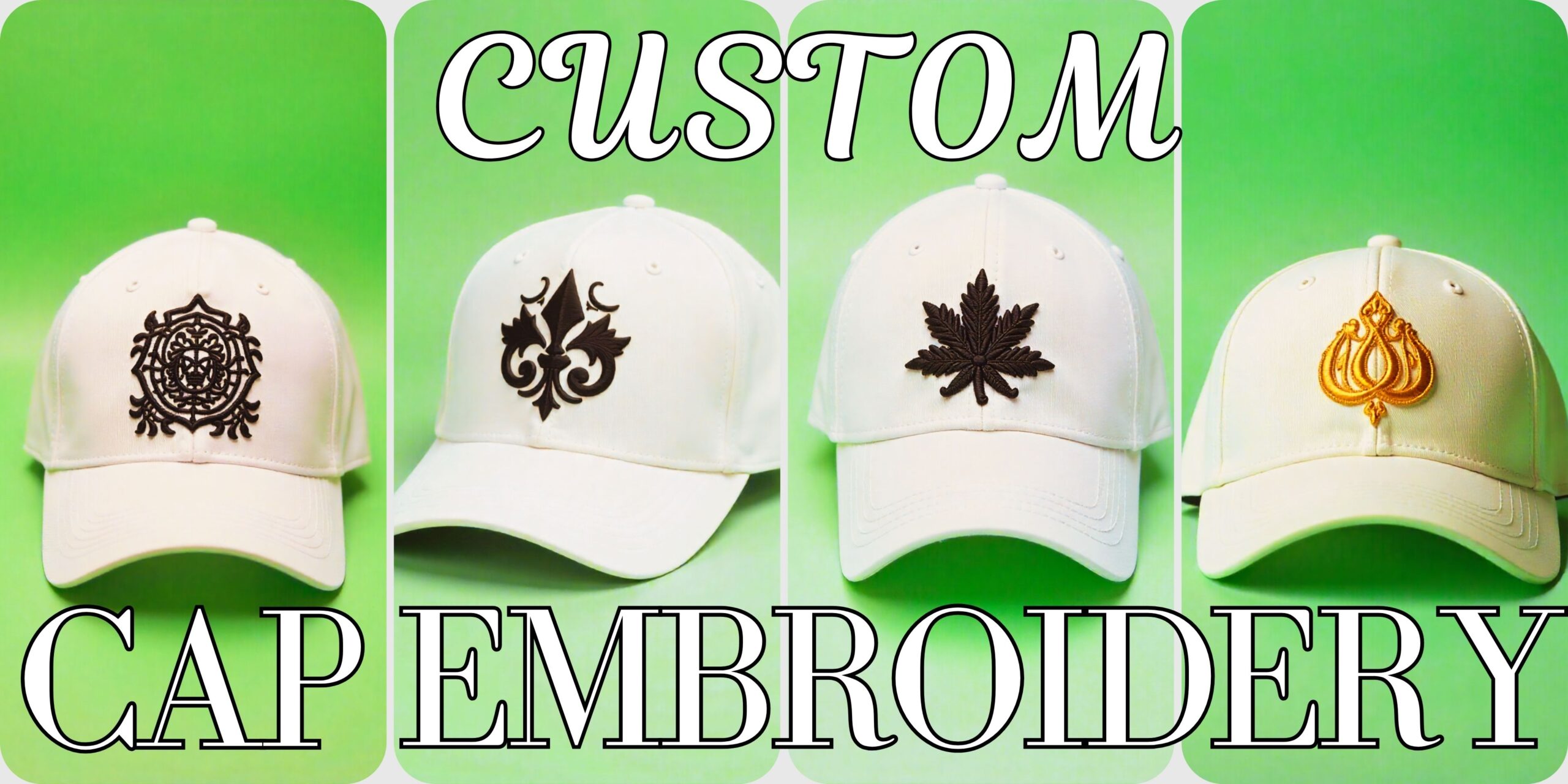 Custom cap digitizing experts in USA creating embroidered cap logo