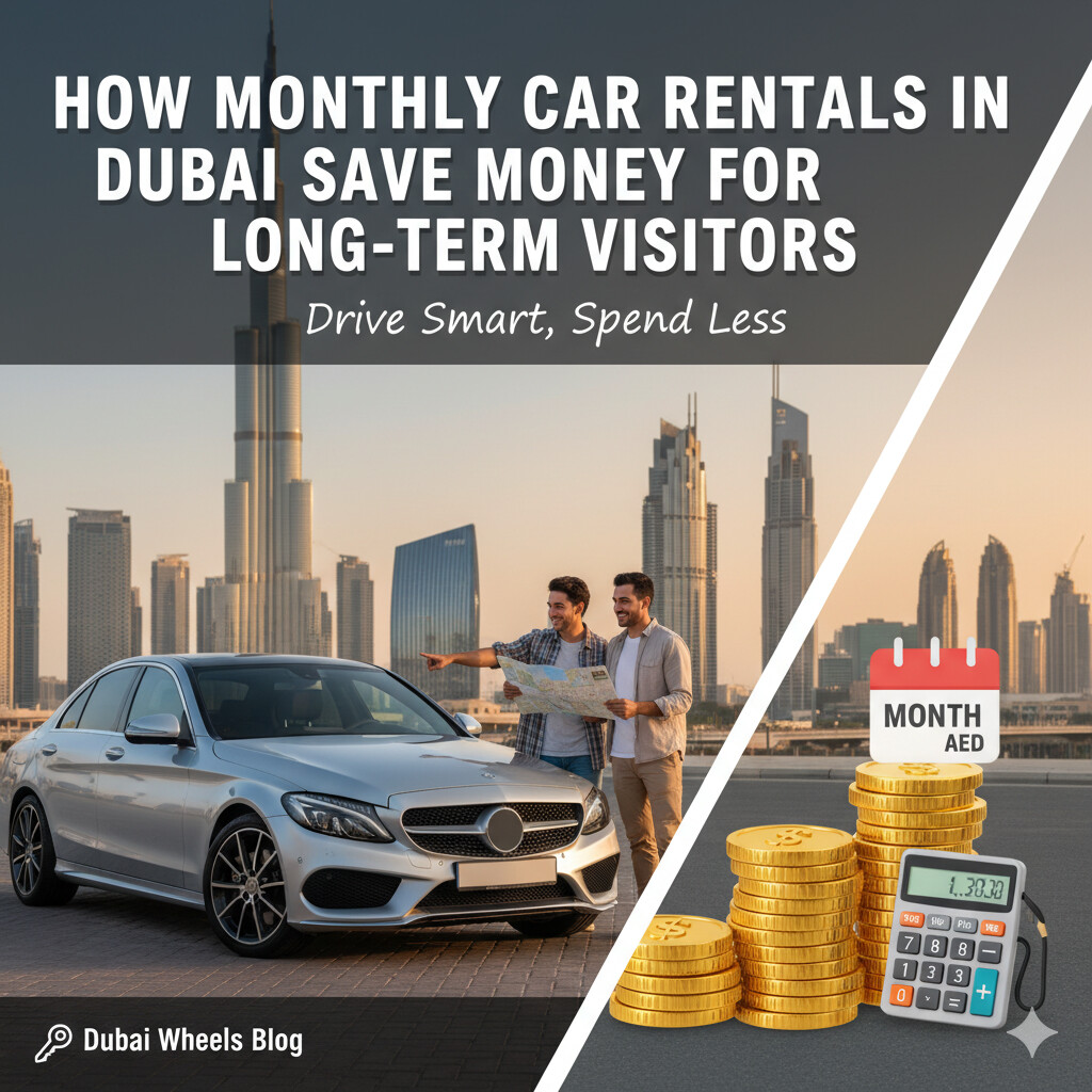 How Monthly Car Rentals in Dubai Save Money for Long-Term Visitors