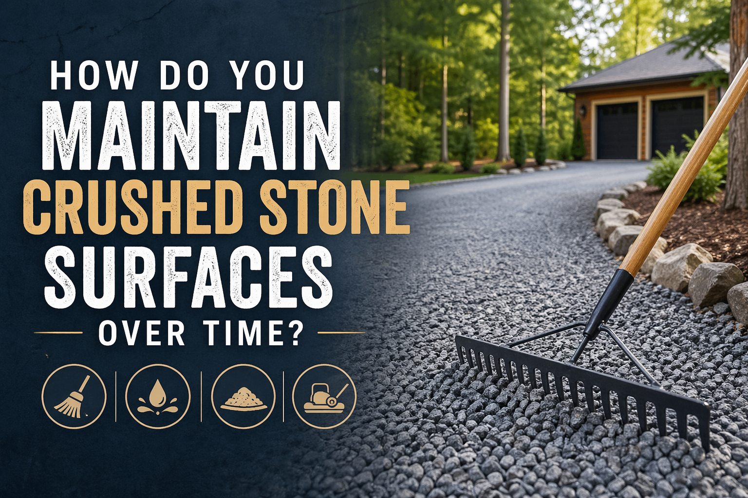 How Do You Maintain Crushed Stone Surfaces Over Time