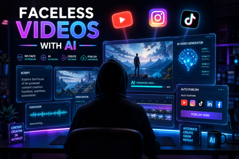 Faceless Videos Using Claude AI for Scalable Content