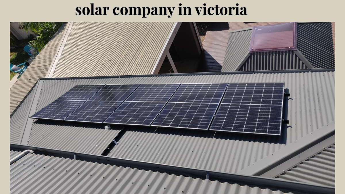 solar company in victoria