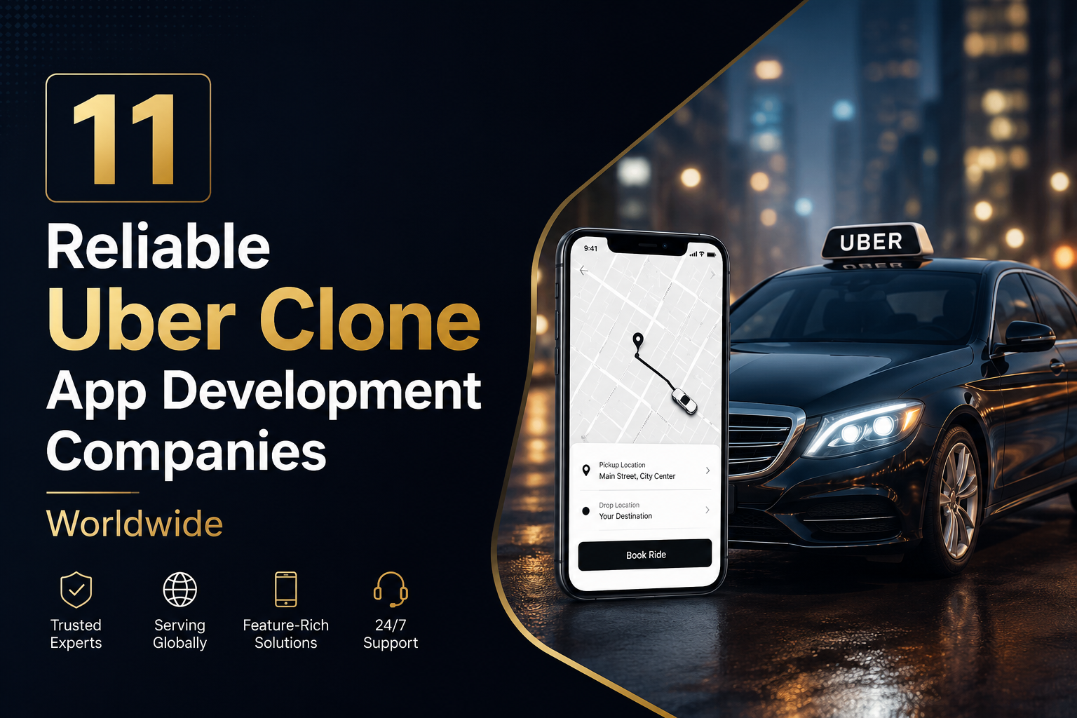 11 Reliable Uber Clone App Development Companies Worldwide