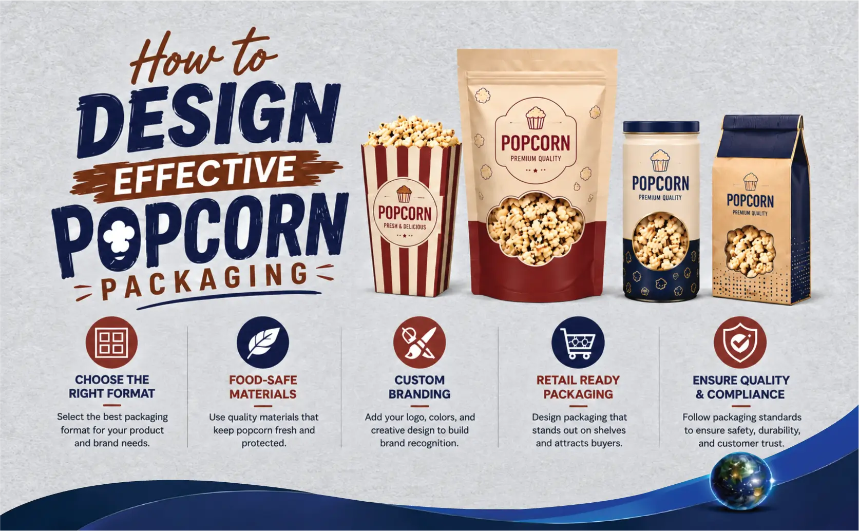 How to Design Effective Popcorn Packaging