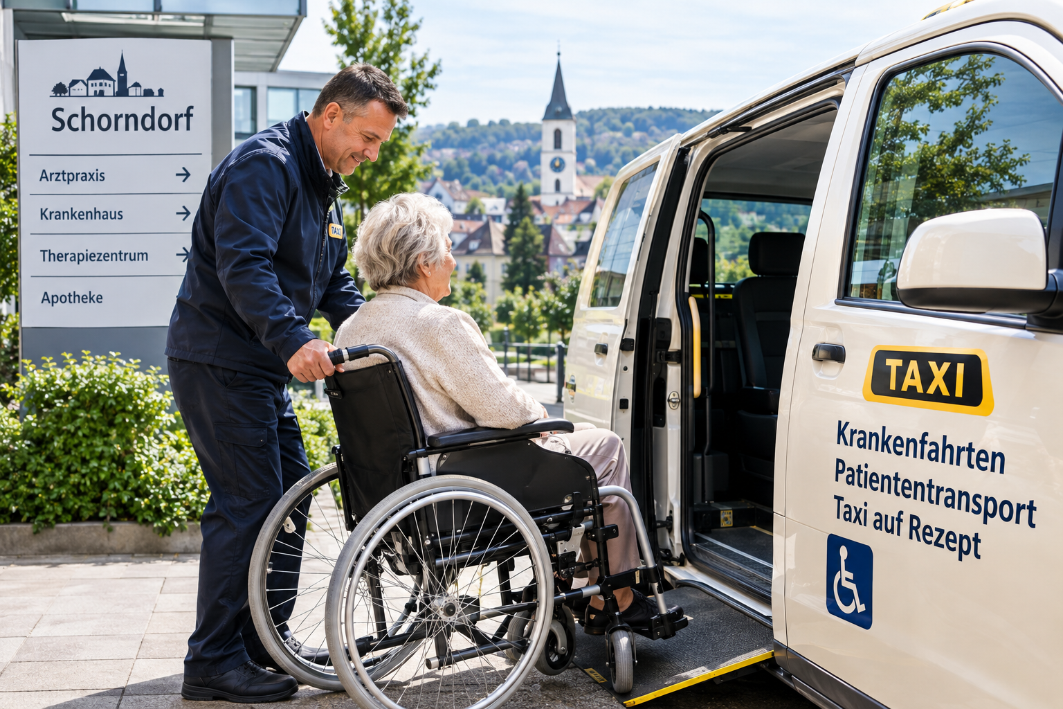 Taxi auf Rezept Schorndorf, Patiententransport Schorndorf