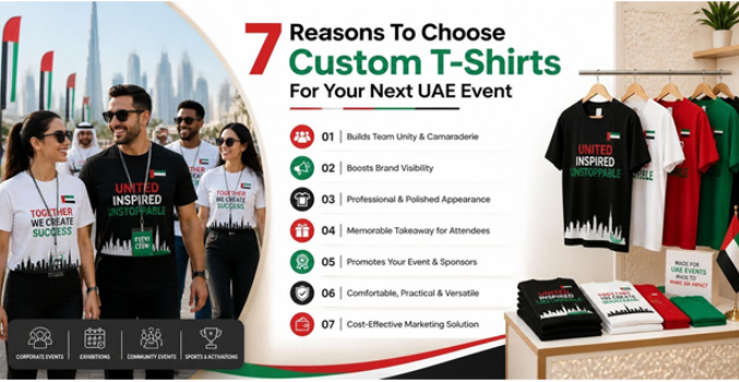custom T-shirt printing in Dubai