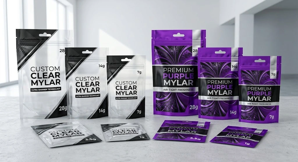 Custom Clear Mylar Bags